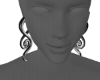 Il earrings black silver