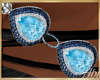           Earrings  blue