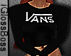 Vans Knit top blck