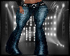 Dark Belted Jeans