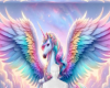 Unicorn colorful bg