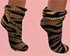 Brown Tiger Stripe Sock