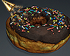 Chocolate sprinkle donut