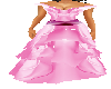Pink 3 tier Ball Gown