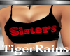 TR*Sisters Top Blk/Red