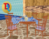 TK - Blue Dining Table