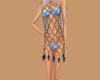 Amethyst fishnet dress