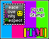 P.L.U.R. stamp[TM]