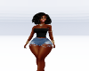 Mel Top Shorts Jeans