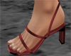 Sandal Heels Red