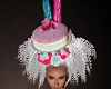 cake hat + hair