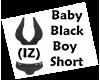(IZ) Baby Black BoyShort
