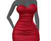 Red Rouched Dress