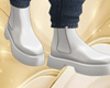 Mido White Boots
