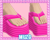 M| Barbie Flip Flops