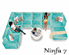 [NF7]Boho couch w/8p
