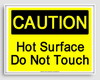Hot Surface Sign(W)