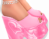 Summer sandals pink