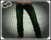 Green straight jeans