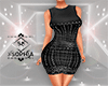 *SK* Black Sequin Dress