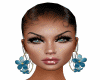 Iva Blue Couture earring