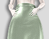 ✧ Satin Green Skirt