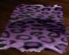 purple leopard rug