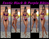 Exotic Blk Purple Bikin