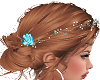 Hair Flower -Blue