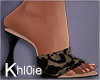 K black lace heels