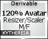 K| 120% Avatar Resizer M