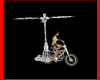 Animated Flying Bike