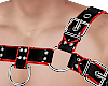 B! PVC Ring Harness Red