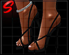 Summer Black Heels Chain