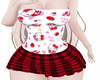 HK Top + Plaid Bottom