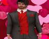Amour GRAY/RED Suit