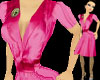 Satin Swing DressMagenta