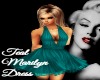 *S* Marilyn Teal Dress