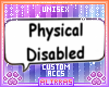 🌸; P.Disabled Sign