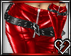 S Red Leather Pants