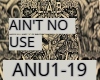 AIN'T NO USE