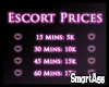 LV-Escort Prices