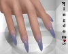 Sharp nails light violet