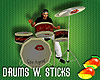 (RM) Drums w Sticks AKis