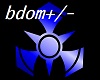 logo dominator blue