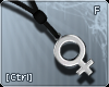 |C| F Symbol Necklace ~F