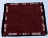 burgundy bath rug