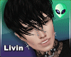 Lv- Messy Emo Black Hair