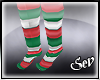 *S Santa Holiday Socks