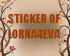sticker of lorna4eva